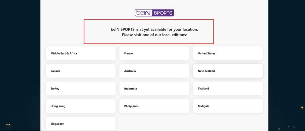 How to Watch beIN Sports Online From Anywhere In 2024? 5 Bein Sports Error