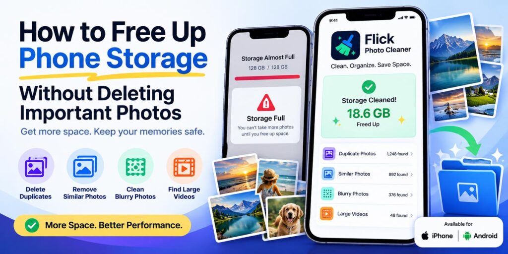How to Free Up Phone Storage Without Deleting Important Photos (2026 Guide) 12 Free Up Phone Storage Without Deleting Important Photos