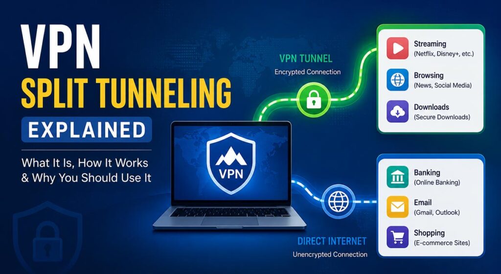 VPN Split Tunneling Explained: What It Is, How It Works & Why You Should Use It (2026 Guide) 10 VPN Split Tunneling