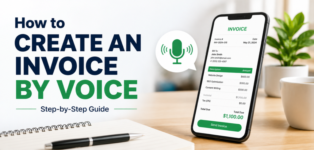 How to Create an Invoice by Voice (Step-by-Step Guide for 2026) 9 How to Create an Invoice by Voice