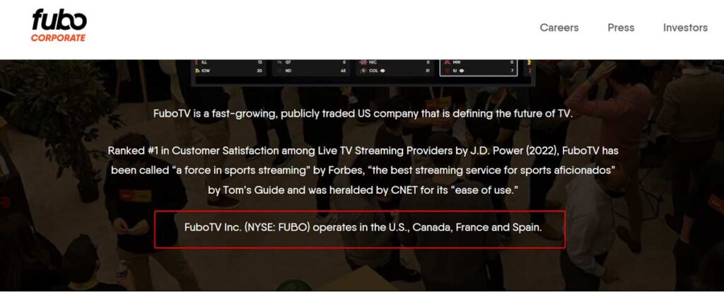 FuboTV Error