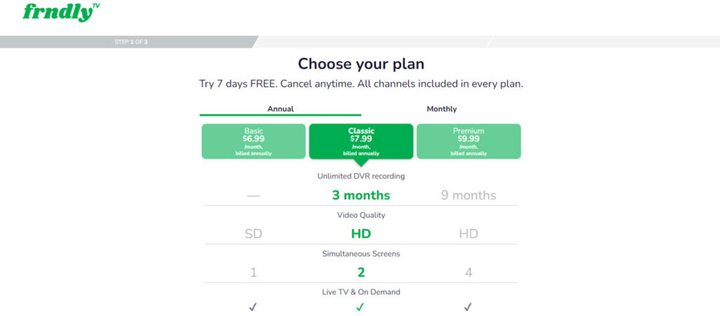 Frndly TV Subscription