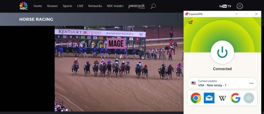 Belmont Stakes Stream Working