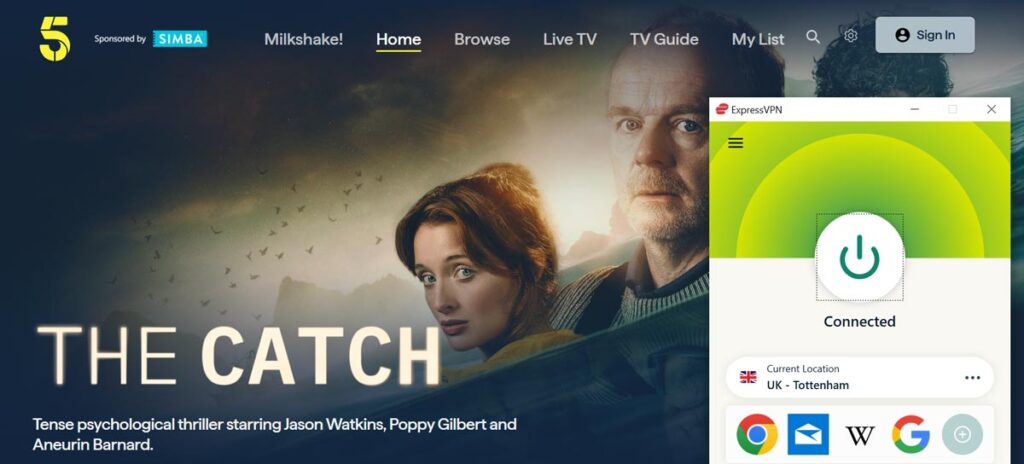 Watch Channel 5 Outside the UK