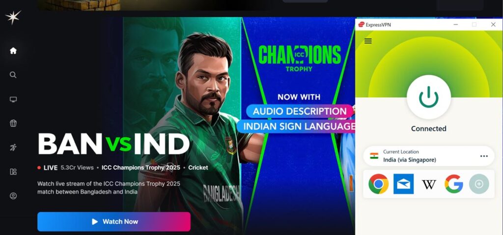 Watch ICC Champions Trophy