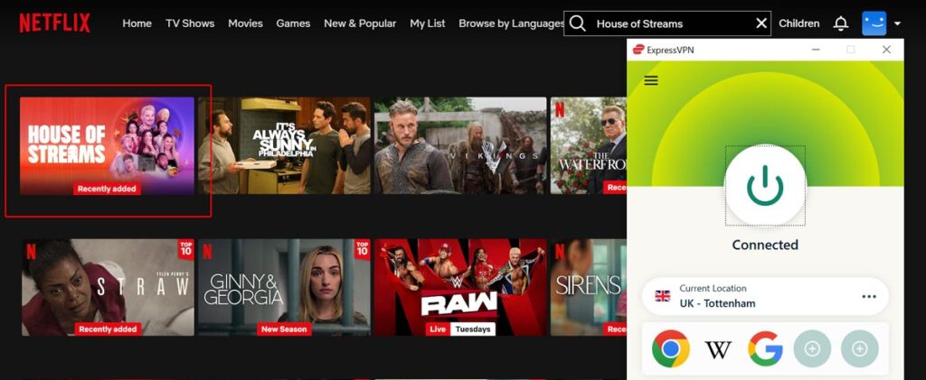 Watch House of Streams on Netflix
