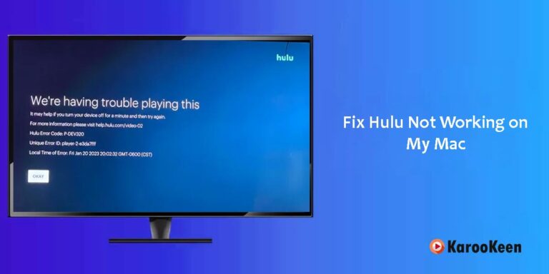 Fix Hulu Not Working on My Mac