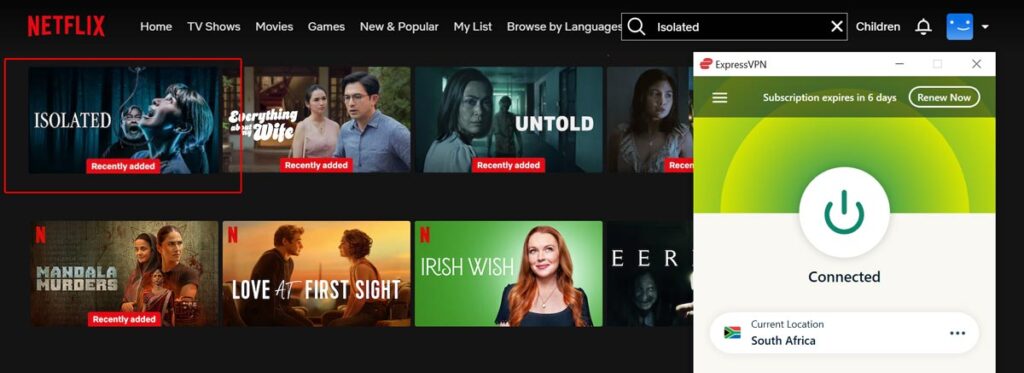 Watch Isolated on Netflix