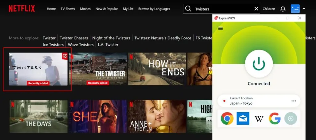 Watch Twisters on Netflix